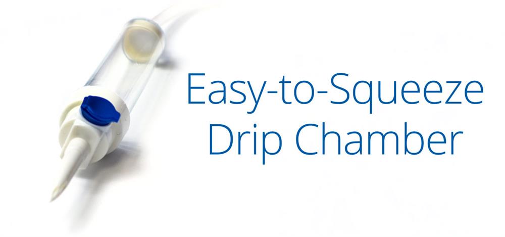 Easy to Squeeze Drip Chamber